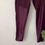 Sweaty Betty  Cropped Athletic Leggings Back Zipper Pocket Mesh Logo Stretch EUC Photo 2