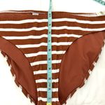 Aerie New AE Ribbed Full Coverage Bikini Bottom 70s Canyon Creek Stripe Size XL Photo 9