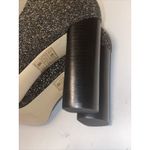 ALDO  Women's Silver Black Glitter Ankle Socks Boots Slip On High Heels New 7.5 Photo 13