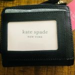 Kate Spade  Black Bifold Wallet With ID Window NWT​ Photo 3