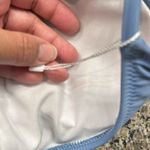 Swimsuit Tricolor Navy/White/Blue V Photo 6