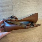 Christian Louboutin  Women’s Atalanta Flats Sandals Leather Cognac Size 37/7 US Photo 1