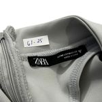 ZARA  Gray Open Back Bodysuit Top Women Size Medium | 61-25 Photo 2