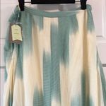 Anthropologie NWT Floreat Far Seas Pleated A-Line Maxi Skirt - Size 6 Photo 7