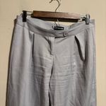 Pretty Little Thing  Gray Pleated Trousers- Size 4 Photo 3
