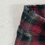 American Eagle Plaid Mini Skirt‎ Elastic Waist Casual Flannel Skater Skirt S Red Photo 8