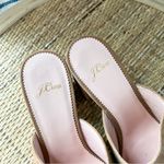 J.Crew Ashen Brown High Block Heel Suede Mules Women’s Size 9 Photo 6