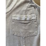 Anthropologie Pure + Good Top Tank Tunic Women's S   2 tone Gray Fray detail EUC Photo 3