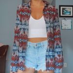 Urban Outfitters Patterned  Flannel Top Photo 0