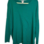  Sweater Women's Size XL Office Business Knit oversized Green Chicos 3 Photo 0