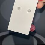 Pink Barbie Logo Acrylic Drop Earrings Photo 1