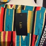 L & B lucky and blessed Aztec style V-neck blouse Photo 6