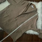 Michael Stars  Tan Crepe Blazer Plus Size 1X Photo 5