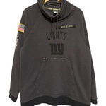 Nike  Size M Charcoal Gray NFL NY Giants Salute To Service Cowl Neck Sweatshirt Photo 0