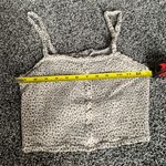 Pink Rose Leopard Print Strappy Crop Top Photo 1