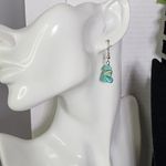 Handcrafted Natural Stone Necklace and Earrings Set New Orange Photo 6