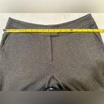 J. McLaughlin Flat Front Trouser Stretch Pant Womens 8 Gray Rayon Blend Career Photo 5