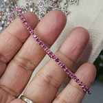 Statement Silver and Pink Crystal Stars Choker Necklace Photo 5
