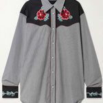 Molly Goddard Meredith Plaid Button Photo 0