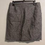 Ann Taylor Gray Pencil Skirt Knee-Length Work Style Photo 0