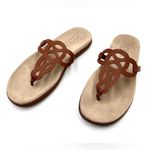 Natural Soul Naturalizer Women's Janice Flat Sandal Brown Size 8 Photo 1
