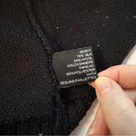 Saks 5th Avenue Saks Fifth Avenue Black Sequin Cardigan Sweater Wool Silk Open Front Size S Photo 4