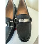 Coach  Felisha A2134 Signature C Black Moc Driving Loafer Size US 7.5 Photo 2