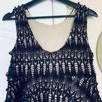 River Island Chelsea GIRL  Black & Nude Crochet Babydoll Cocktail Dress Size L/12 Photo 9