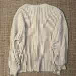 Urban Outfitters BDG  cream textured pull over top / crewneck sweater Sz small Photo 5