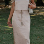 These Three Boutique Satin Skirt Set  Photo 0