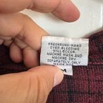 CP Shades  burgundy plaid button front top size medium Photo 4