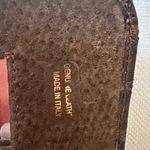 Vintage Valentina Pell Stampati Leather Cosmetic Bag w Mirror Crocodile Photo 2
