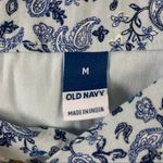 Old Navy floral smocked waist defined puff sleeves Size Medium Photo 3