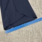 Vimmia  Pants Womens Medium Wide Leg Crop Wrap Cotton USA Stretch Navy Blue Photo 9