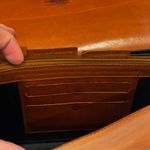 Underwood London Brown Leather Envelope Clutch Organizer Travel Document Holder Photo 1