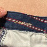 American Eagle  Super Stretch Hi-Rise Mini Denim Skirt Red White & Blue Photo 3