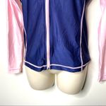 Tesla  navy pink full zip scuba lightweigh jacket M Photo 2