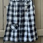 Fun & Flirt Black and White Long Top Photo 1