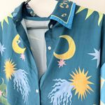 Psychedelic Alameis Guardian style shirt Blue Photo 1