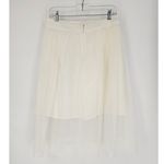 Who What Wear Off-White Mesh Overlay Skirt – Women’s Size 10 Photo 2