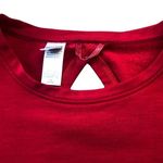 Victoria's Secret Victoria Sport VS Solid Red Sweatshirt High Low Hem Cut Out Back Size L Photo 3