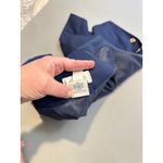 Talbots Stretch Navy Blue Button Front Midi Skirt Size 2 Photo 5