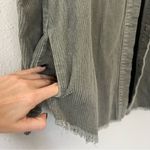 ZARA Corduroy Shacket Jacket in Green Size Small Photo 5
