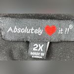 Absolutely It 2X High Neck Sleeveless Black Maxi Dress Loungewear Photo 5