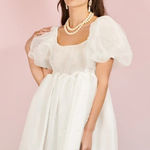Sister Jane pearl bridal mini dress size small NNT pit to pit 14” White Photo 0
