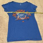 Adidas  Oklahoma City Thunder short sleeve tee in size L • OKC Basketball fan top Photo 5