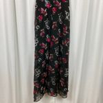 Modcloth  x Anna Sui Black&Pink Floral Velvet Burnout Maxi Dress Sz.4 Photo 13