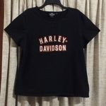Harley Davidson Harley-Davidson Black Short Sleeve Bling T-Shirt - 18-20 Photo 0
