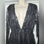 Double Crazy Black Sequin V Photo 1