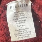 John + Jenn  Burgundy Knit Sweater - Size: Small Photo 2